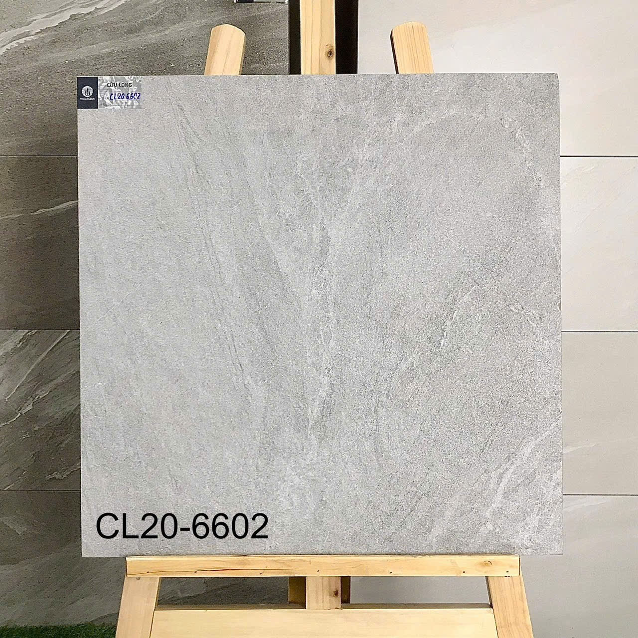 Gạch lát sân chống trơn chịu lực Viglacera 60x60 cm dày 2cm CL20-6602 A1